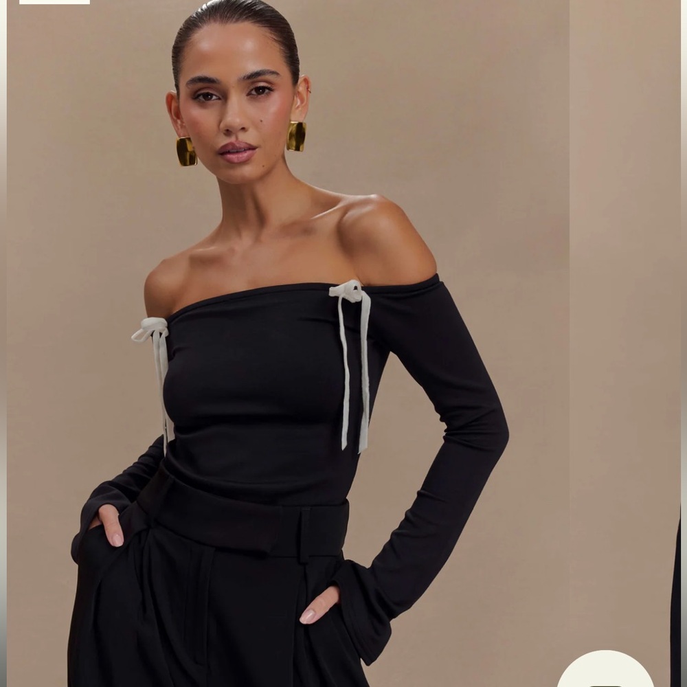 Meshki off the shoulder top